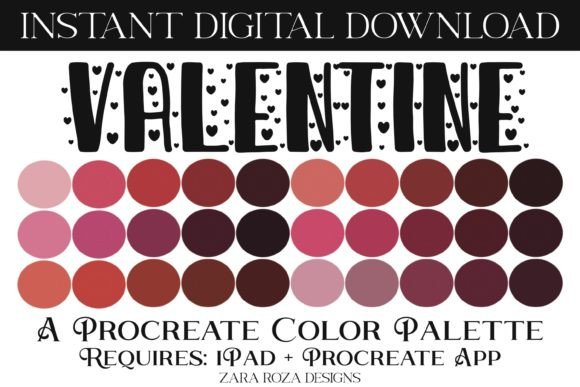 Download Valentine Procreate Color Palette - Premium Resources