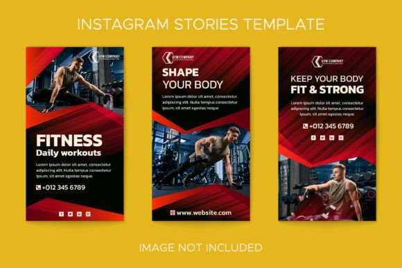 Download Gym Fitness Instagram Stories Collection - Premium Resources