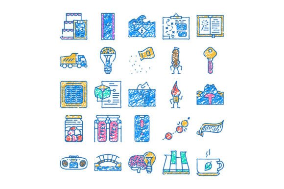 Download Doodle Icons Illustrating Creative Ideas - Premium Resources
