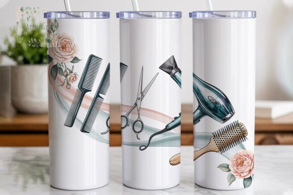 Download Hair Stylist Floral 20oz Tumbler Wrap - Floral Collection