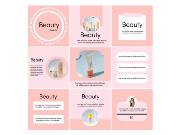 Download Media Social Template Beauty Skincare - Social template Collection