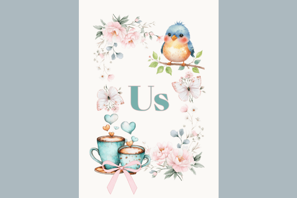 Download Romantic Floral Coffee Card - Floral Collection
