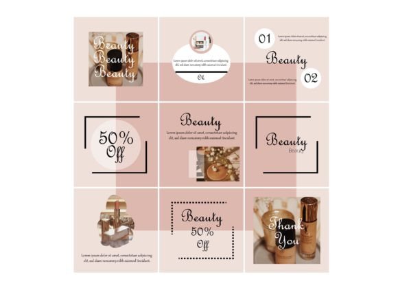 Download Media Social Template Beauty MakeUp - Social template Collection